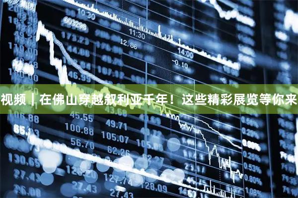 视频｜在佛山穿越叙利亚千年！这些精彩展览等你来